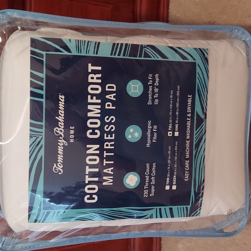 Tommy Bahama Cotton Comfort Mattress Pad